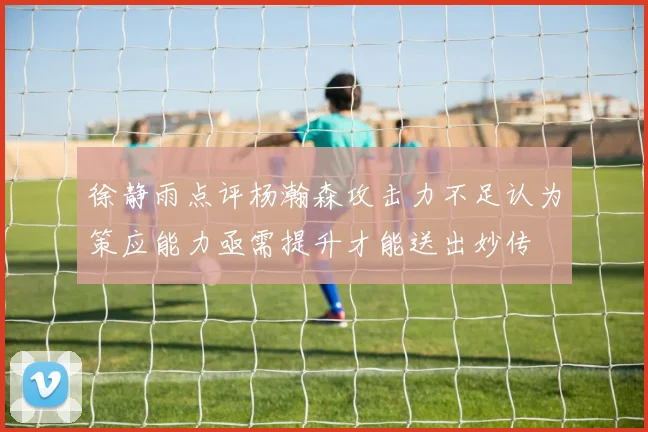 徐静雨点评杨瀚森攻击力不足认为策应能力亟需提升才能送出妙传